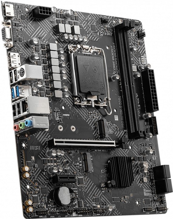 Msi pro h610m g ddr4 moederbord 2 orig - MSI PRO H610M-G DDR4 Moederbord