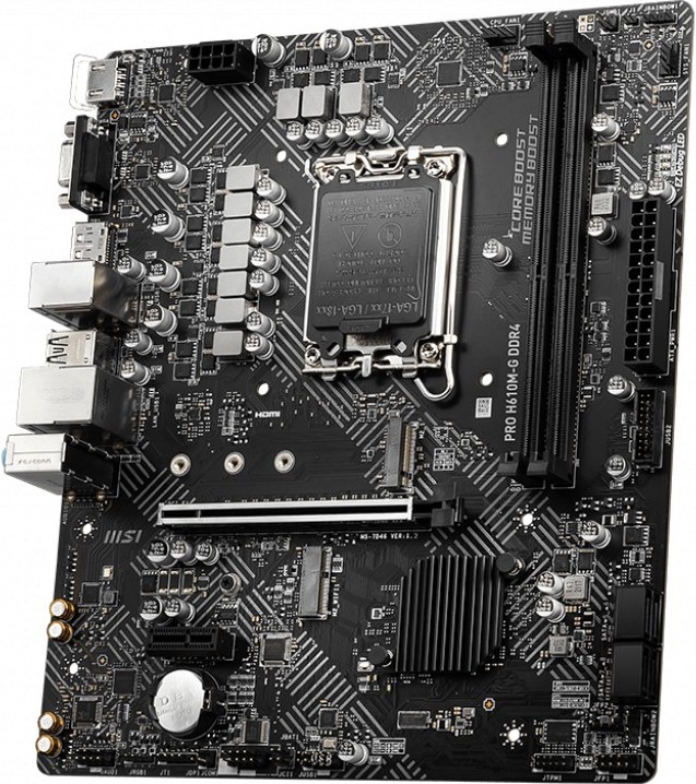 Msi pro h610m g ddr4 moederbord 3 orig - MSI PRO H610M-G DDR4 Moederbord