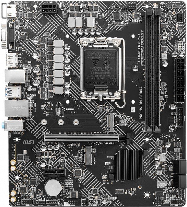 MSI MSI PRO H610M-G DDR4 moederbord