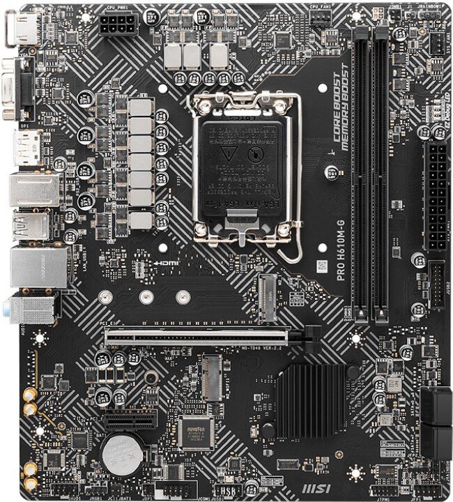 MSI MSI PRO H610M-G moederbord