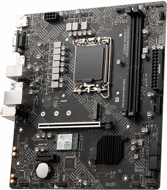 Msi pro h610m g wifi ddr4 m 3 orig - MSI PRO H610M-G WIFI DDR4 Moederbord