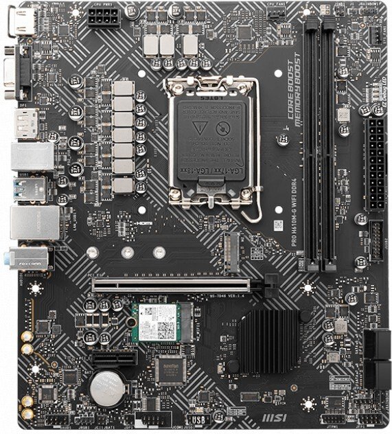 Msi pro h610m g wifi ddr4 m - MSI PRO H610M-G WIFI DDR4 Moederbord