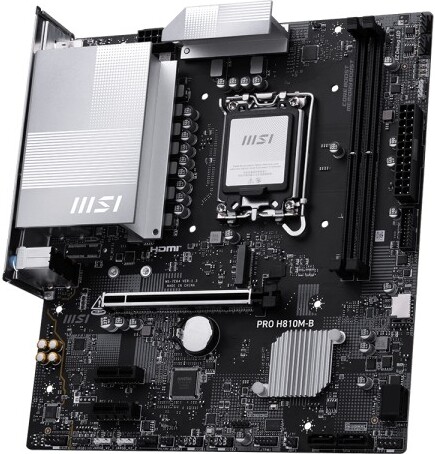 Msi pro h810m b moederbord 3 orig - MSI PRO H810M-B Moederbord