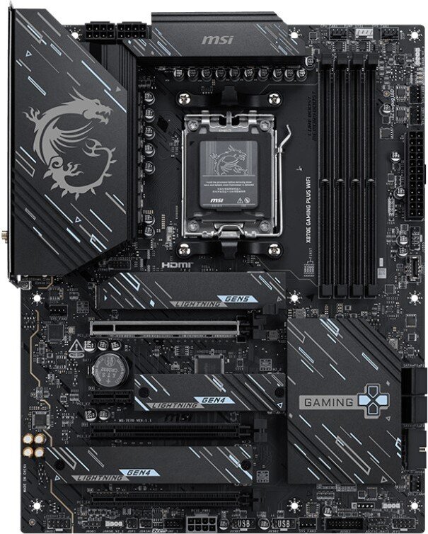 MSI MSI X870E GAMING PLUS WIFI moederbord