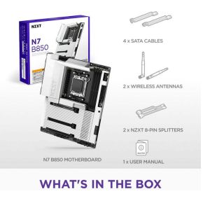 AMD NZXT N7 B850 (White) - afbeelding 6