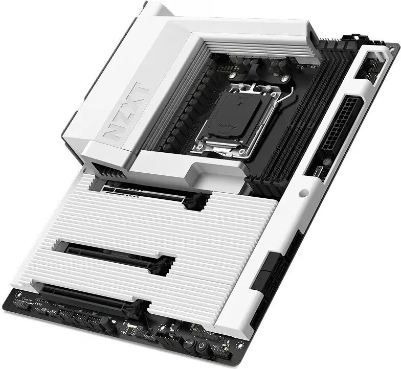 Nzxt n7 b850 moederbord atx socket - NZXT N7 B850 Moederbord (wit)