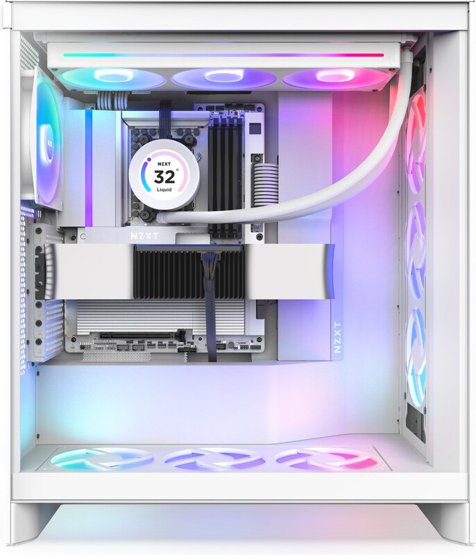 Nzxt n9 x870e extreme matte white 4 orig - NZXT N9 X870E Extreme Moederbord