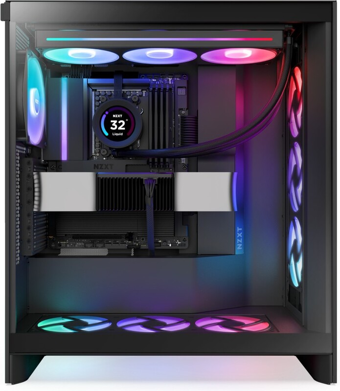 Nzxt n9 x870e zwart moederbord atx 4 orig - NZXT N9 X870E Extreme - Matte Black Moederbord