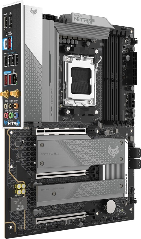Sapphire nitro b850a wifi 7 amd b850 2 orig - Sapphire NITRO+ B850A WIFI7 Moederbord