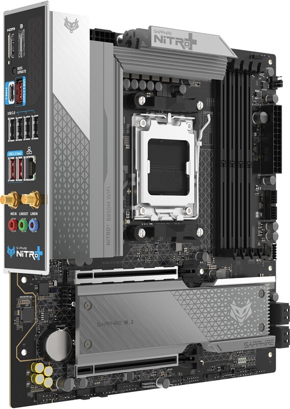 Sapphire nitro b850m wifi amd b850 sock 2 orig - Sapphire NITRO+ B850M WIFI Moederbord