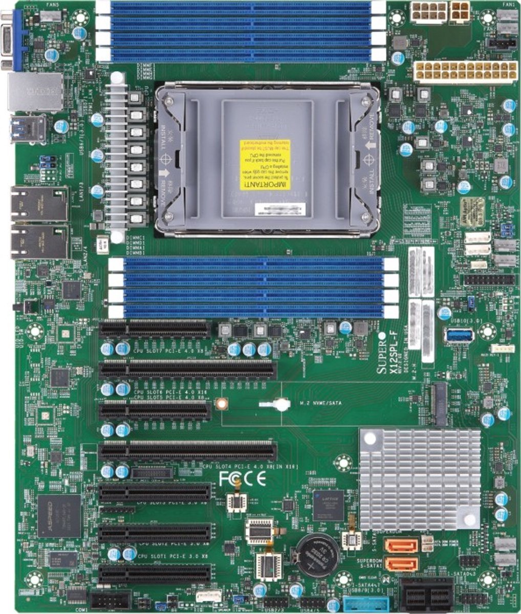 Supermicro Supermicro Mbd-X12Spl-F-O Moederbord Intel® C621 Socket P Atx