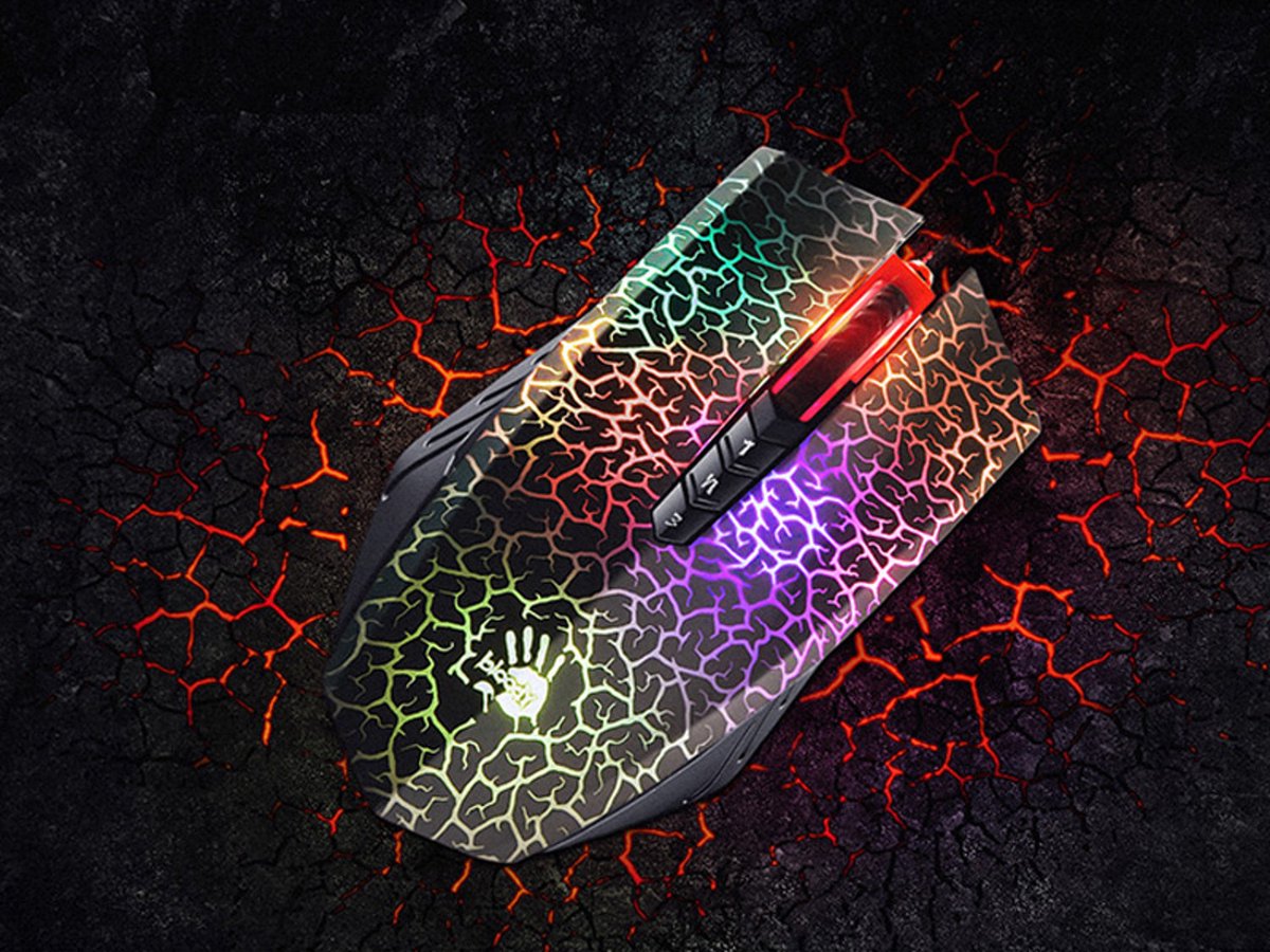 A4Tech Bloody - Muis - Usb Type-A - Laser 6200 Dpi Ambidextrous - Blazing A70 - afbeelding 3