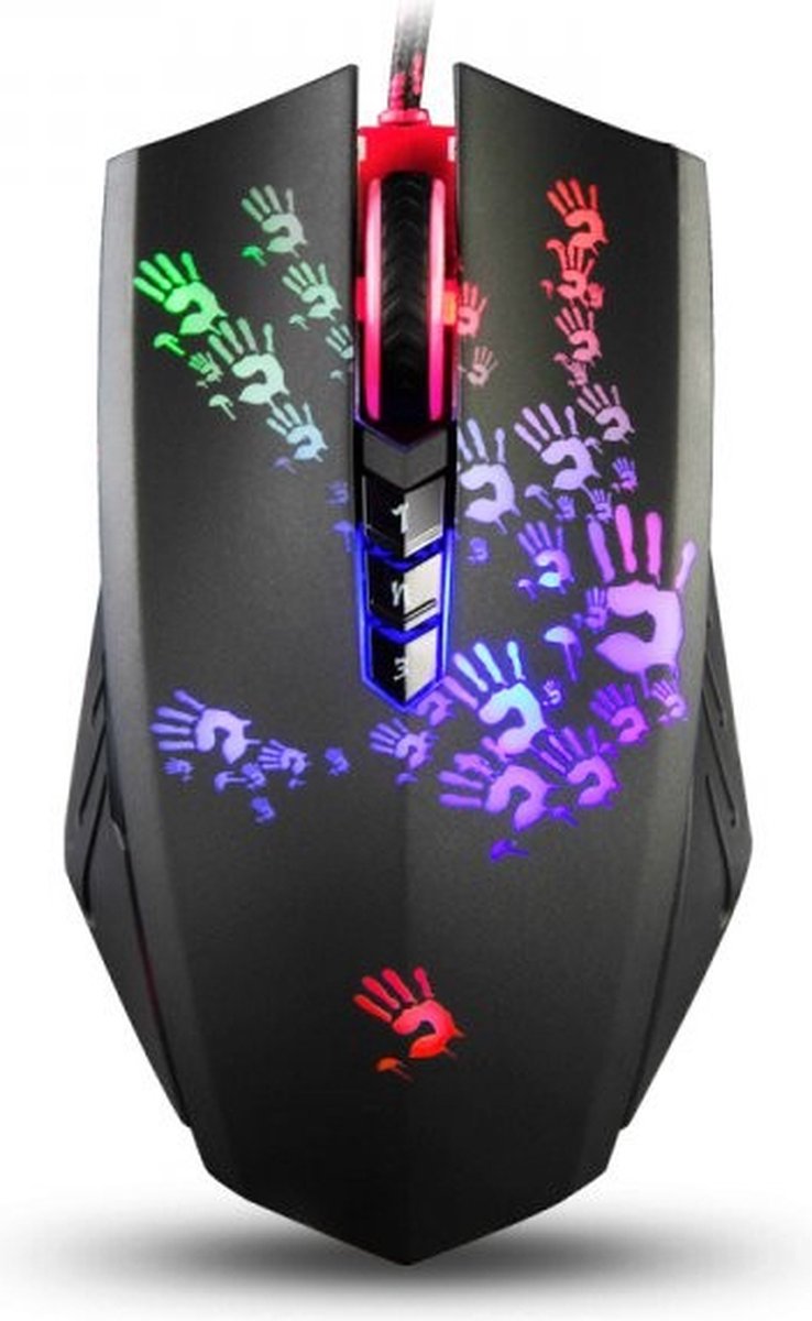 A4Tech - Muis - Gamingmuis - 6200 Dpi, Rgb-Achtergrondverlichting, Bloody - afbeelding 10