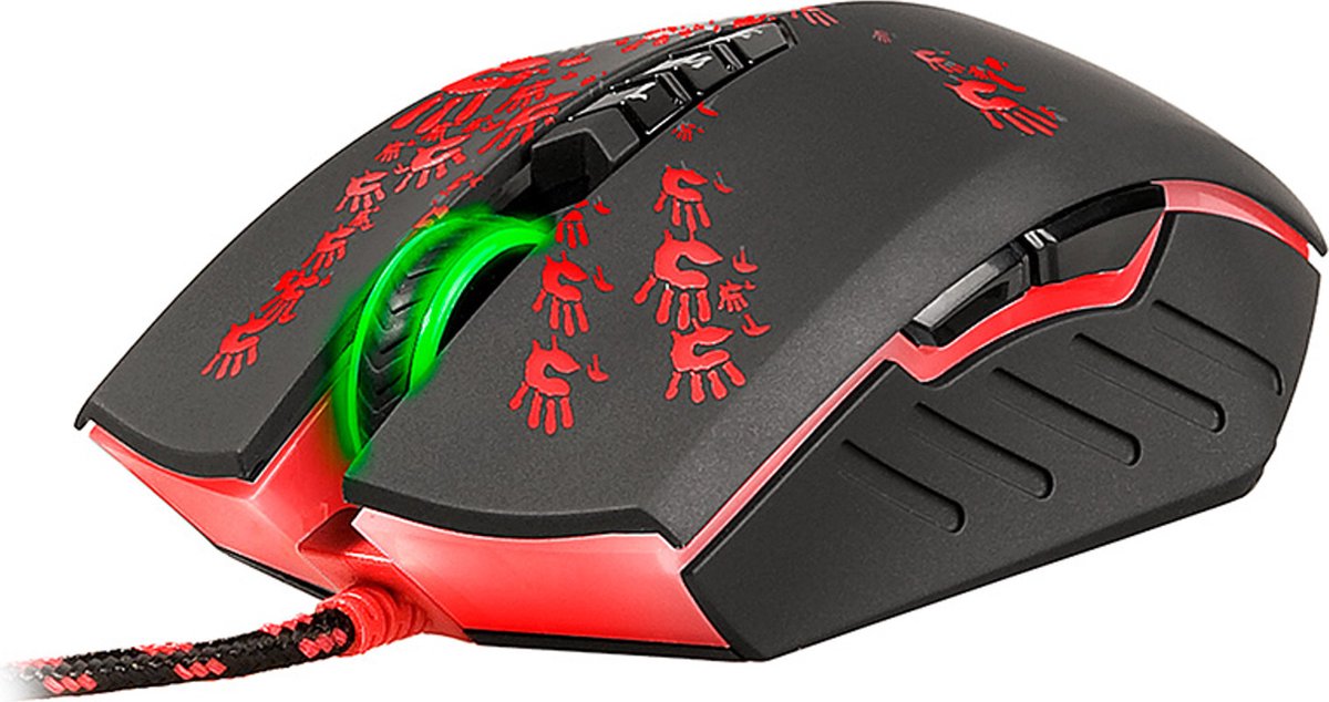 A4Tech - Muis - Gamingmuis - 6200 Dpi, Rgb-Achtergrondverlichting, Bloody - afbeelding 3