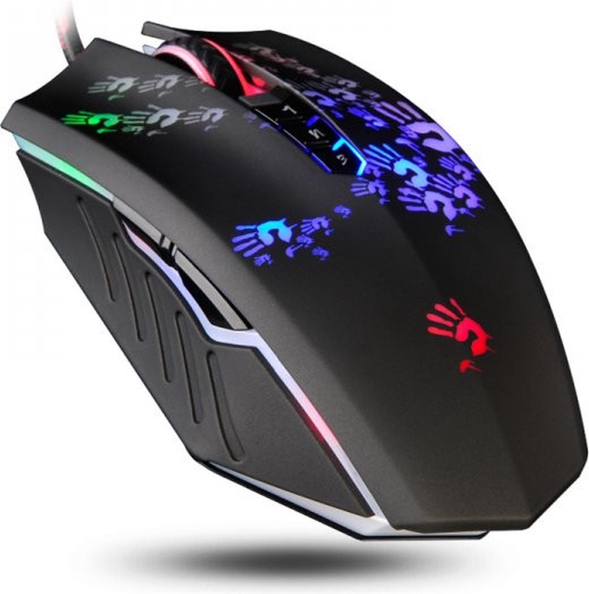 A4Tech - Muis - Gamingmuis - 6200 Dpi, Rgb-Achtergrondverlichting, Bloody - afbeelding 9