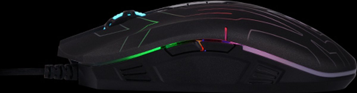 A4Tech Xgame X77 - Muis Oscar Neon Gaming Mouse Neon Lighting 2400 Dpi - afbeelding 4
