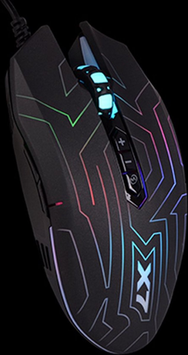 A4Tech Xgame X77 - Muis Oscar Neon Gaming Mouse Neon Lighting 2400 Dpi - afbeelding 9
