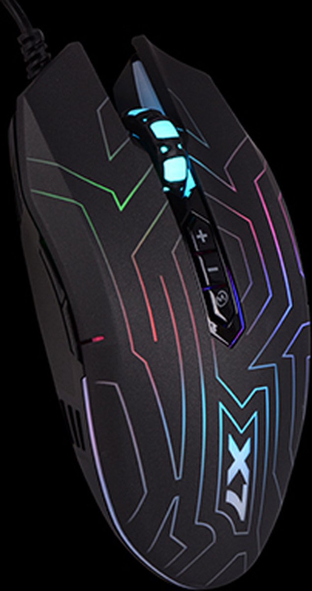 A4Tech Xgame X77 - Muis Oscar Neon Gaming Mouse Neon Lighting 2400 Dpi - afbeelding 13
