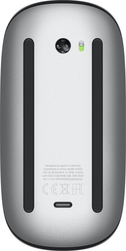 Apple magic muis kantoor ambidextrou 3 orig - Apple Magic Mouse (USB-C) - Black Multi-Touch Surface