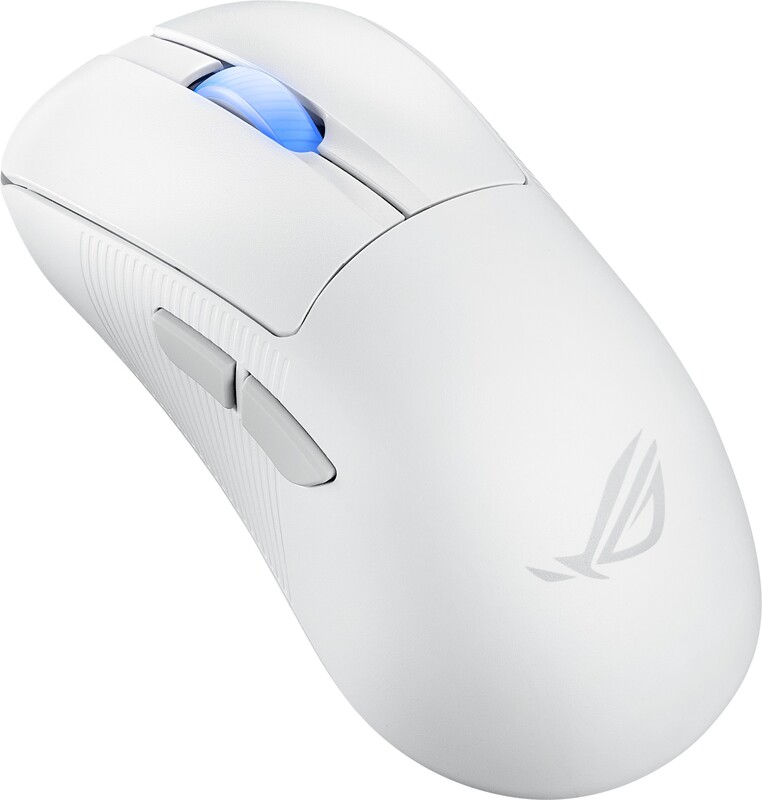Asus rog keris ii wit ergo muis 2 orig - ASUS ROG Keris II Ace Muis (Moonlight White)