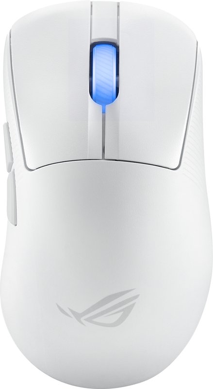 Asus rog keris ii wit ergo muis - ASUS ROG Keris II Ace Muis (Moonlight White)