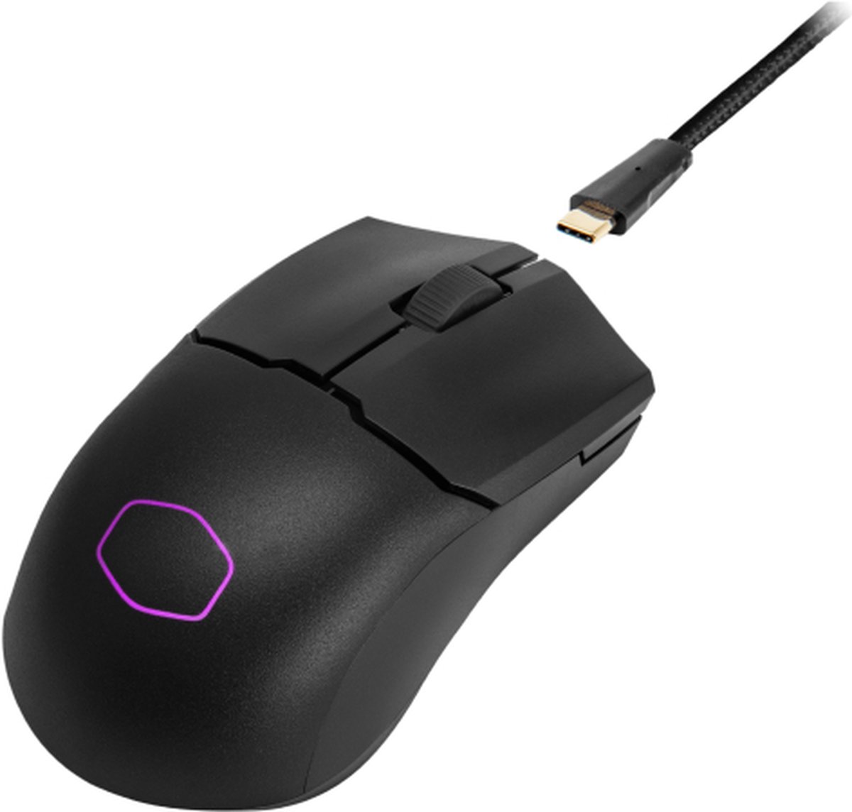 MM712 58g Draadloze Gaming Muis - 19000 DPI Optische Sensor - Zwart - afbeelding 4