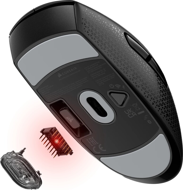 Corsair m55 wireless muis 4 orig - Corsair M55 Draadloze Gaming Muis - Lichtgewicht - 24.000 DPI - Zwart