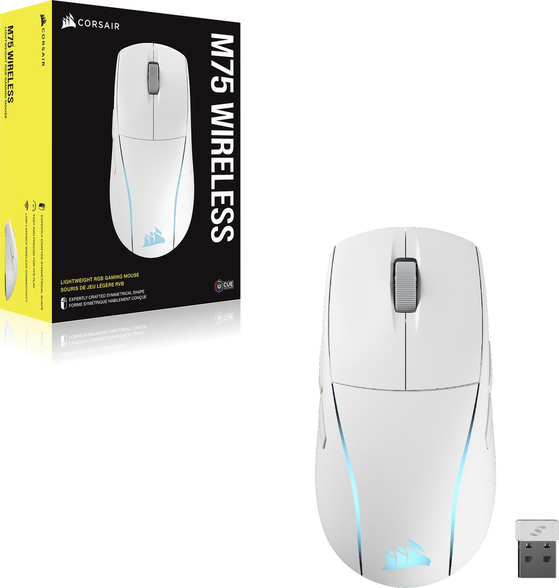M75 WIRELESS Lightweight RGB Gaming Mouse - afbeelding 6