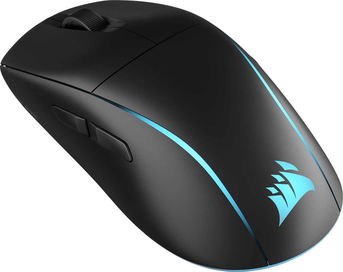 Corsair M75 Draadloze Gaming Muis - Optisch - 89 Gram - 26.000 Dpi - Zwart - afbeelding 3