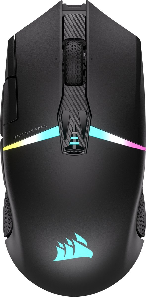 Corsair Corsair Nightsabre - Draadloze Optische Gaming Muis - Rgb - Zwart