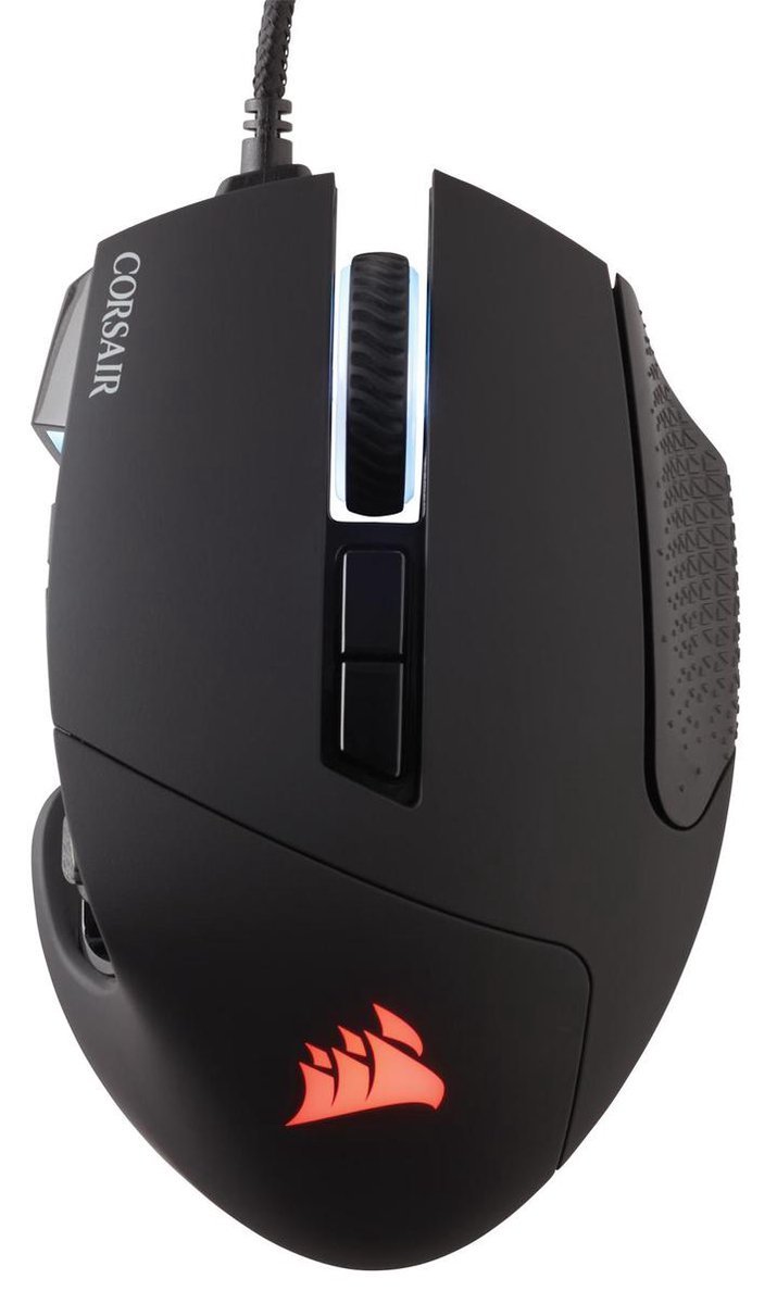 Corsair Scimitar Rgb Elite - Gaming Muis - 18000 Dpi - Zwart