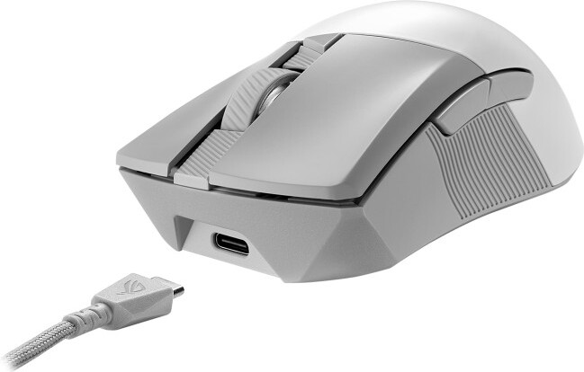 Draadloze optische muis asus gladius iii 4 orig - ASUS ROG Gladius III Wireless AimPoint White