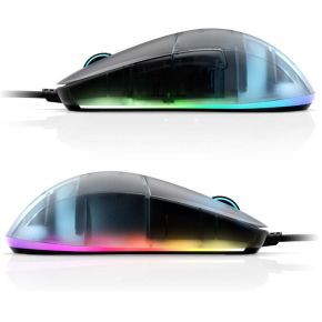XM1 RGB Dark Frost met PixArt PMW3389 Sensor, en Kailh GM 4.0 Switches Muis (Dark Fr... - afbeelding 5