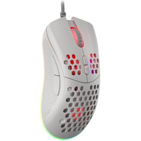 Krypton 555 White Gaming Mouse - afbeelding 3