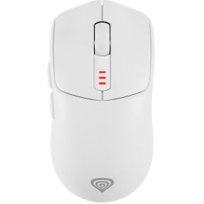 GENESIS Genesis - Nmg-2114 - Zircon 500 - Game Muis - Wit - Draadloos - Fps En Rts - Programeerbaar - Usb-C - Comfortabel - Pmw3325 Optische Sensor