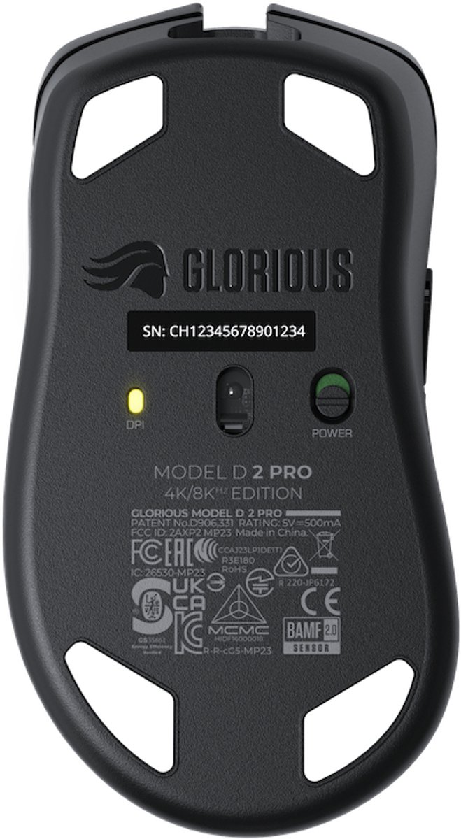 Glorious Model D 2 Pro Wireless 4K/8K Polling - Muis - Voor Gaming - Optisch - - afbeelding 3