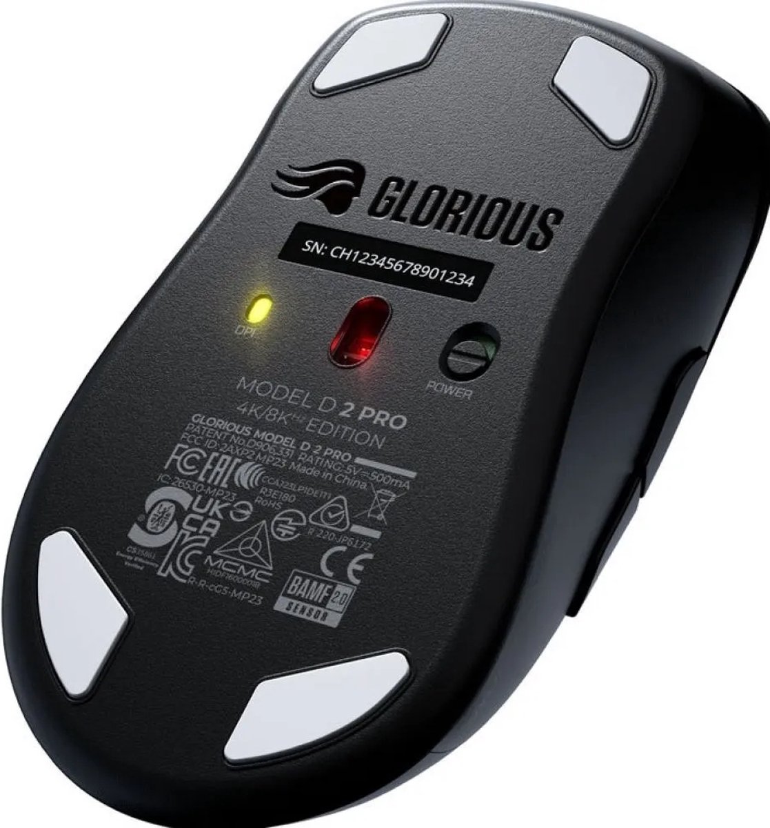 Glorious Model D 2 Pro Wireless 4K/8K Polling - Muis - Voor Gaming - Optisch - - afbeelding 4