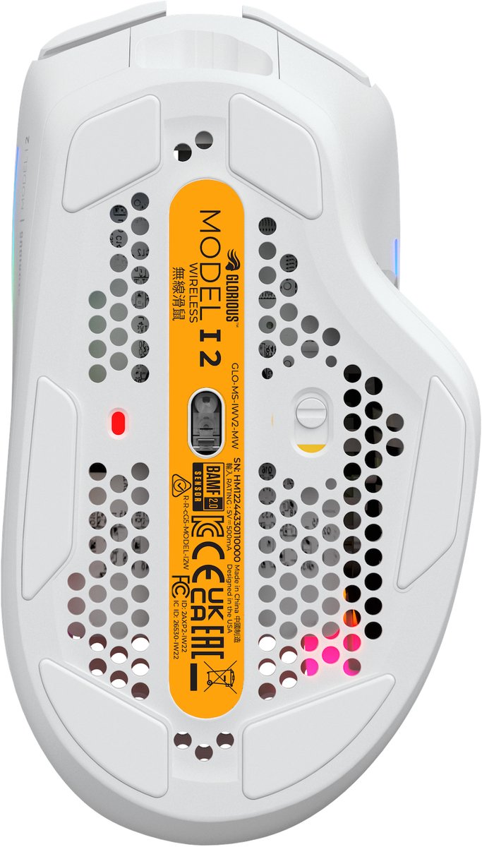 Glorious Model I 2 26000 Dpi Draadloze Gamingmuis Transparant - afbeelding 2