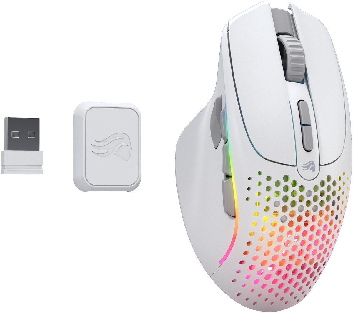 Glorious Model I 2 26000 Dpi Draadloze Gamingmuis Transparant - afbeelding 3