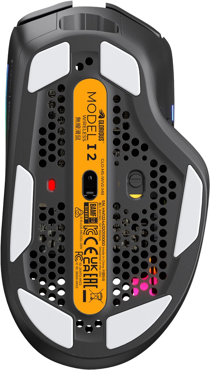 Glorious Model I 2 Wireless Zwart - Gaming Muis - Draadloos - Optisch - 9 - afbeelding 2