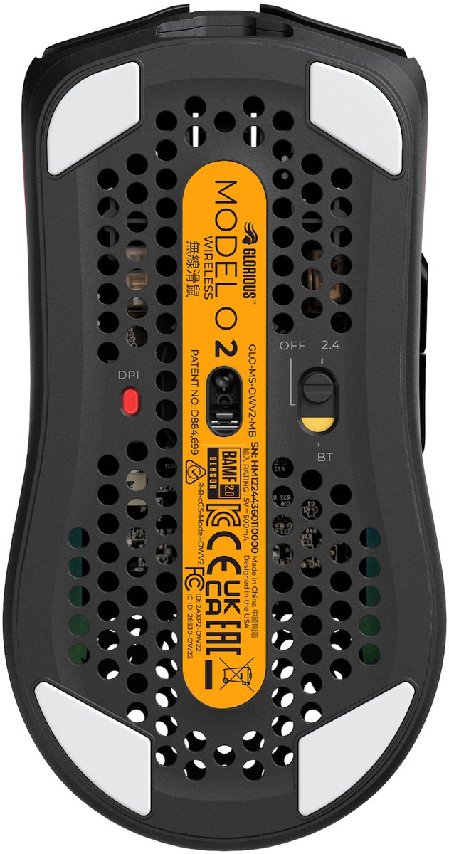 Glorious Model O 2 12000 Dpi Gamingmuis Zwart - afbeelding 3