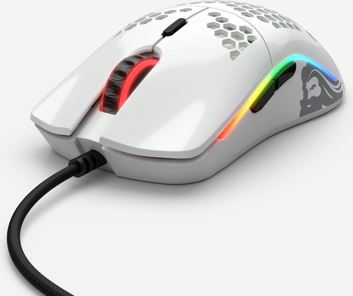 Glorious Glorious Gaming Model O Muis Gamen Rechtshandig Usb Type-A Optisch 12000 Dpi