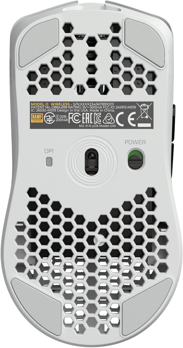 Model O Wireless Regular Mat (White) - afbeelding 3