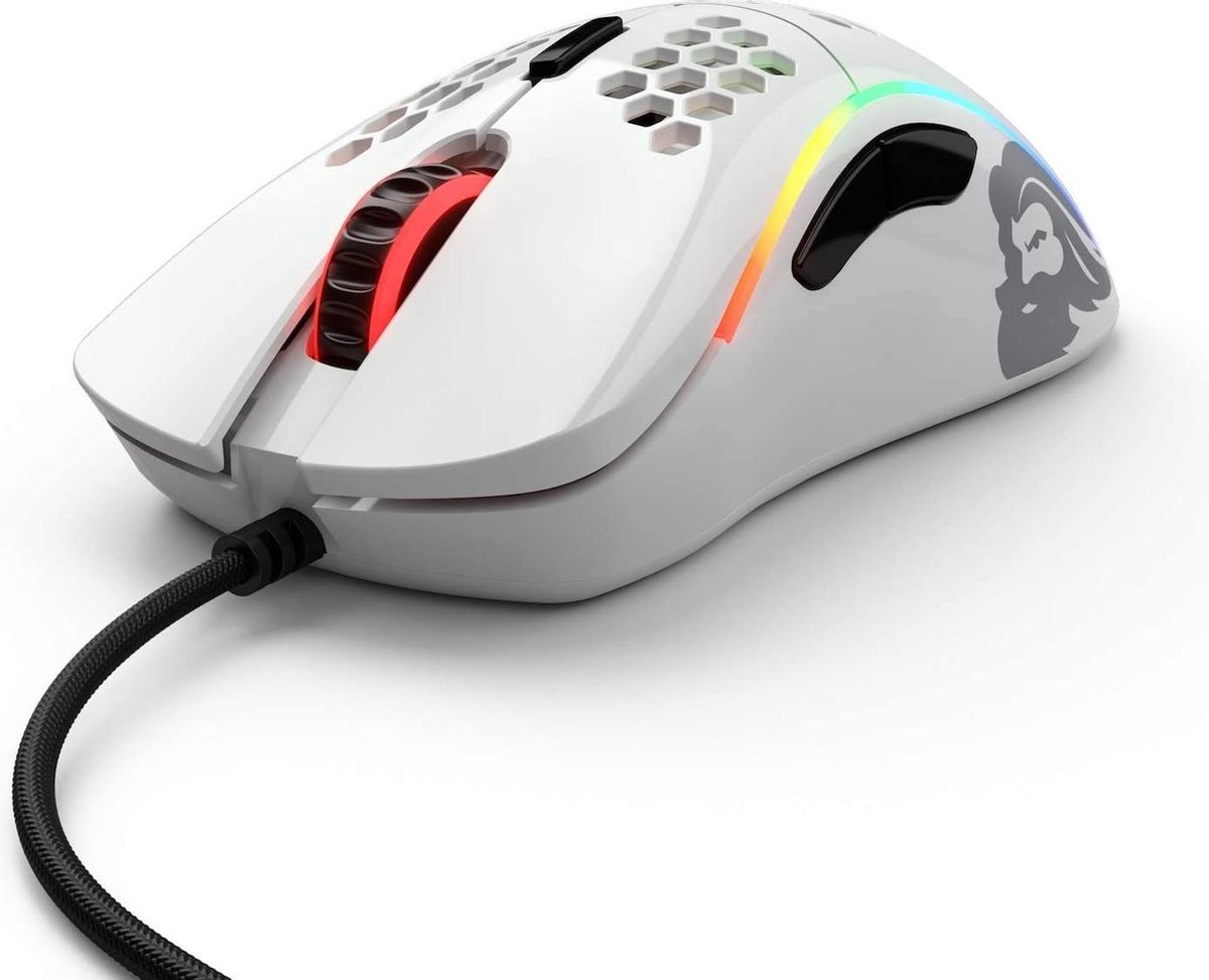 Glorious Pc Gaming Race Model D Gaming-Maus - Wit, Glanzend muis - afbeelding 5