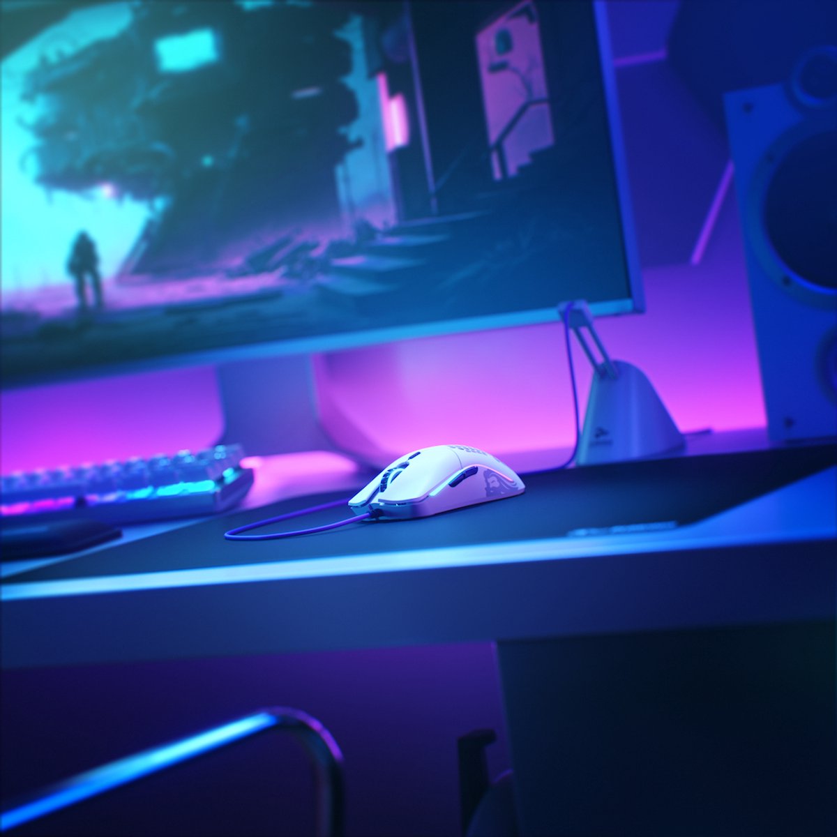 Glorious Pc Gaming Race Model O- (Small) - Muis - Usb Type-A - Optisch - 3200 - afbeelding 3