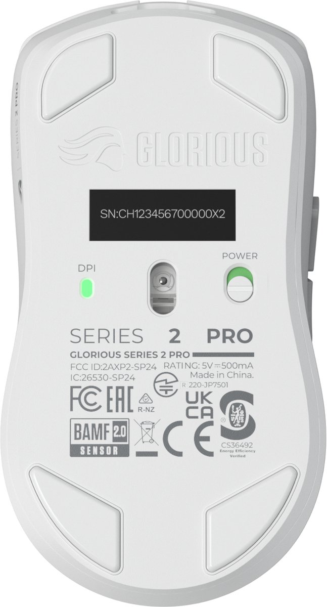 Series 2 PRO Wireless Gaming Mouse (White) - afbeelding 7