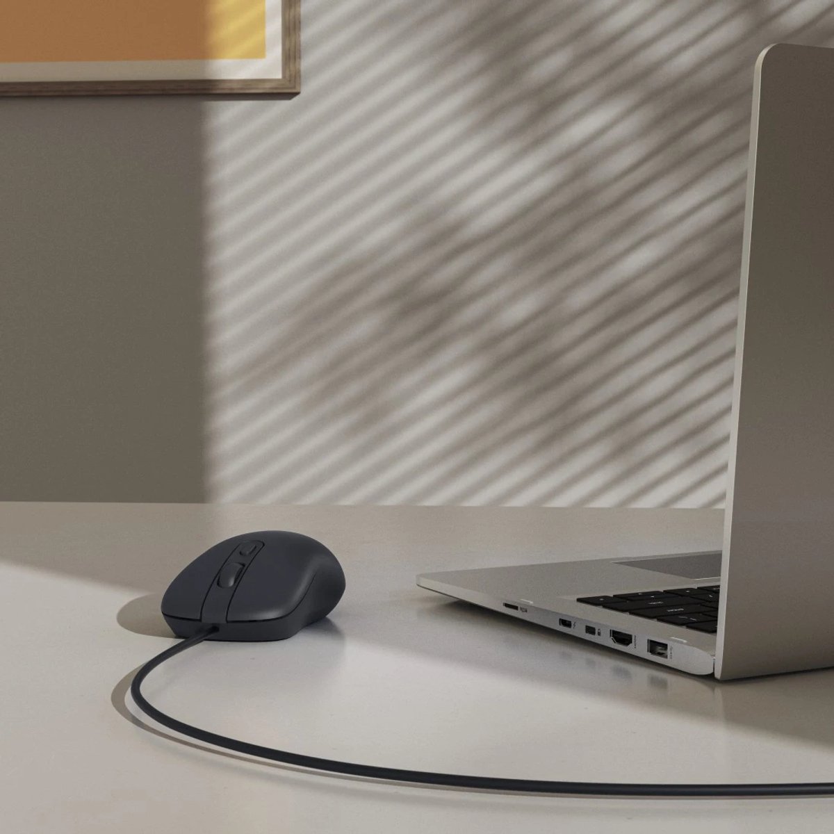 Hama Cm-200 - Optische Bedraade Muis - 4 Knoppen - Stil - Zwart - afbeelding 2