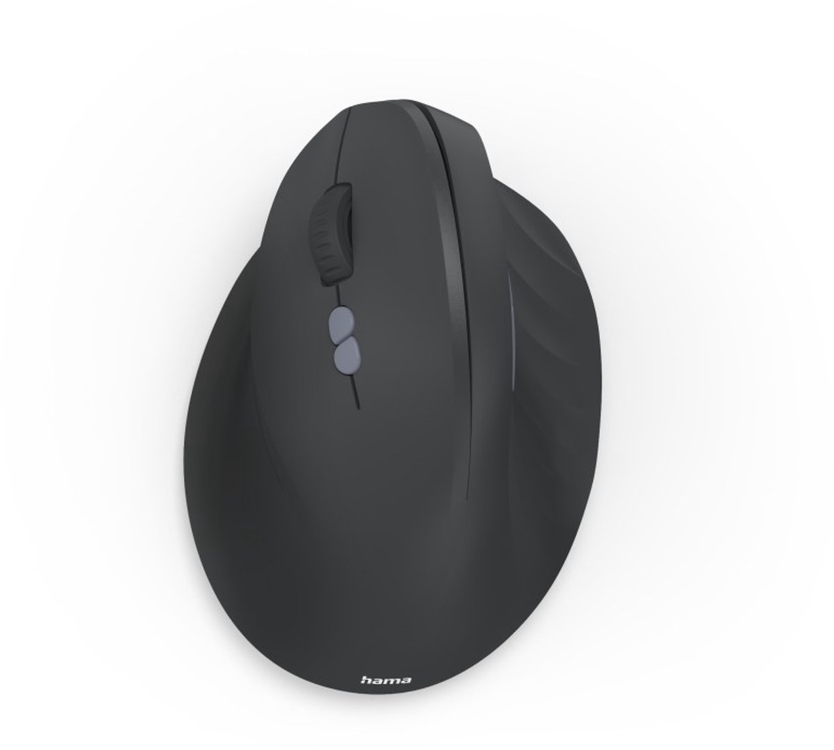 Hama Hama Ewm-600L - Draadloze Ergonomische Muis - 5 Knoppen - 2.4 Ghz Rf & Bt - Stil - Voor Linkshandig Gebruik - Oplaadbaar - Zwart