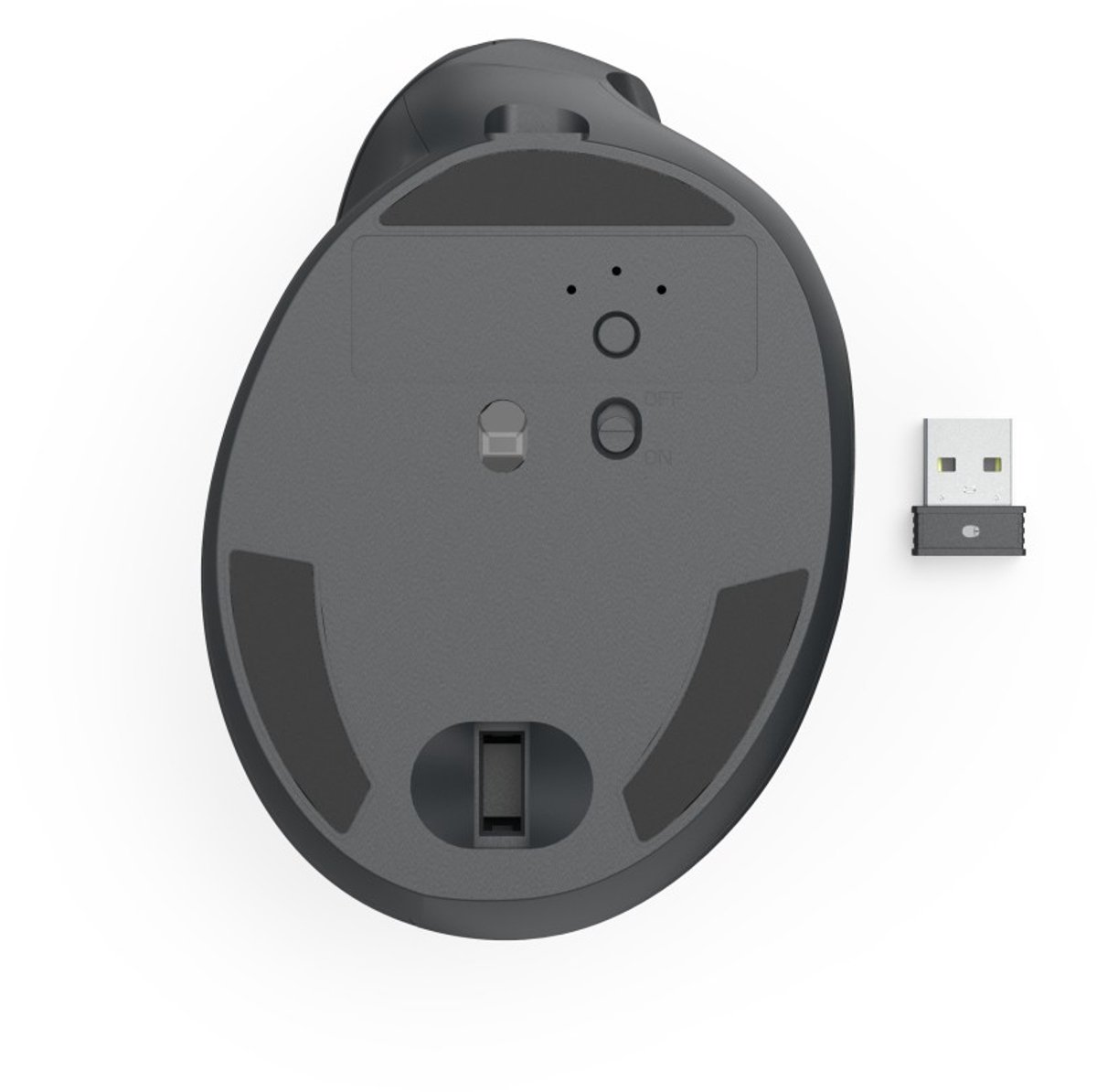 Hama ewm 600r draadloze ergonomisch 8 orig - Hama Ewm-600R - Draadloze Ergonomische - 8 Knoppen - 2.4 Muis (Black)