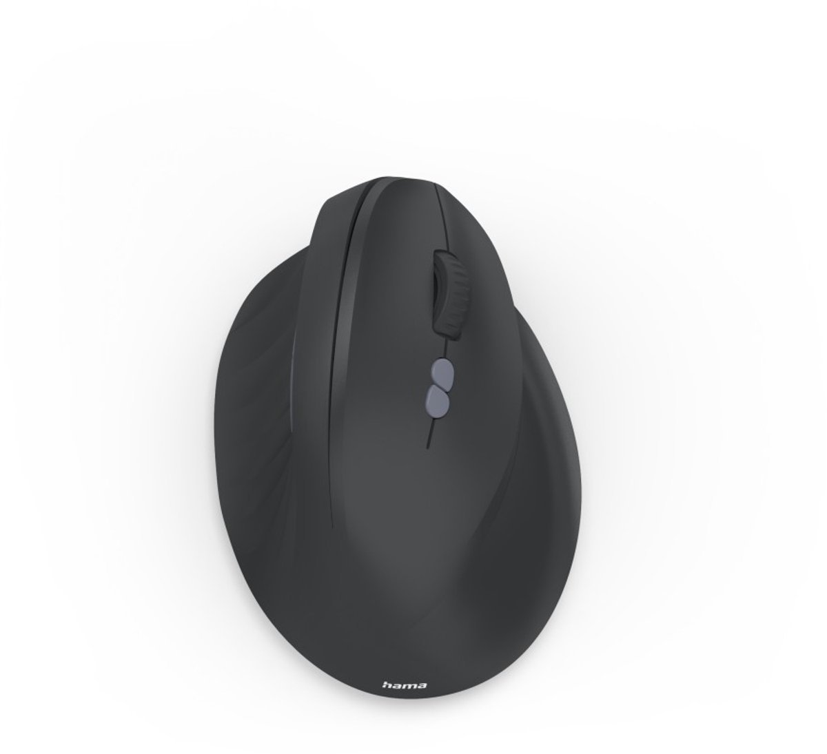 Hama Hama Ewm-600R - Draadloze Ergonomische Muis - 8 Knoppen - 2.4 Ghz Rf & Bt - Stil - Oplaadbaar - Zwart